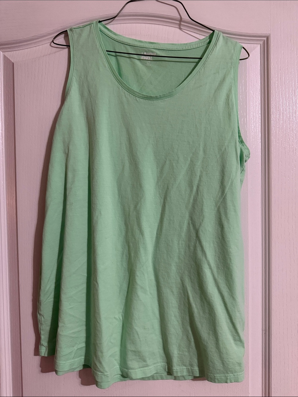 Lands' End Mint Green Scoop Neck Tank